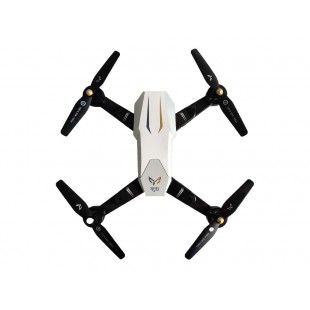 Electrobotic Garuda White Toy Drone Made in India HD 1080P Camera  + 720P FPV Dual Camera with Remote, Flying Position Locking