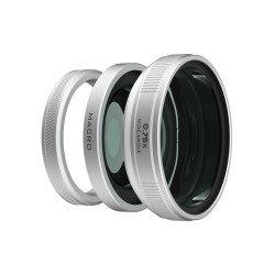 Freewell Fuji X100VI X100V 2-in-1 Wide Angle & Macro Lens Silver