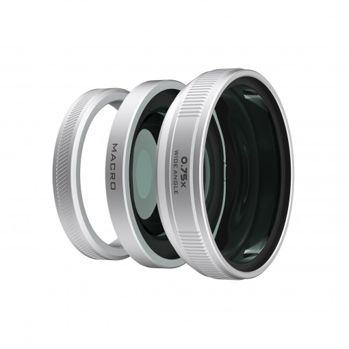 Freewell Fuji X100VI X100V 2-in-1 Wide Angle & Macro Lens Silver
