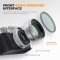 Freewell Fuji X100VI X100V 2-in-1 Wide Angle & Macro Lens Silver