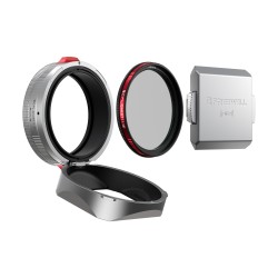 Freewell Real Lens Hood for FUJIFILM X100 Series with CPL/Black Mist Filter (Silver)