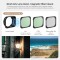 Freewell Real Lens Hood for Ricoh GRIV with Magnetic CPL, UV & Glow Mist 1/4 Filters (3 filter Pack)