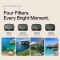 Freewell GoPro Mission 1 Pro / GoPro Mission 1 Filters Bright Day 4 Pack (ND8/PL, ND16/PL, ND32/PL, ND64/PL)