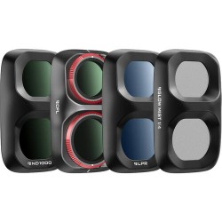 Freewell Osmo Pocket 4P Every Day Filters 4 Pack Black (ND1000, CPL, Glow Mist 1/4, LPR)