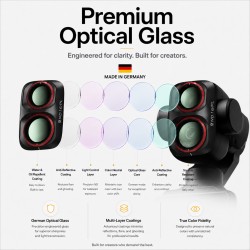 Freewell Osmo Pocket 4P Filters Mega 12 Pack Black (FW-OP4P-MEGA)