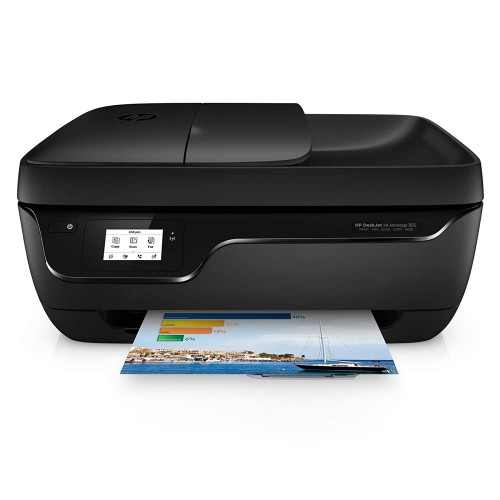 HP DeskJet Ink Advantage 3835 All in One Wireless Printer, Fax Print Scan Copy, Works with Alexa ...