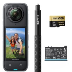 Insta360 X4 Adventure Bundle 8K 360 Camera, AI Auto Editing, Water Proof, Removable Lens Guard