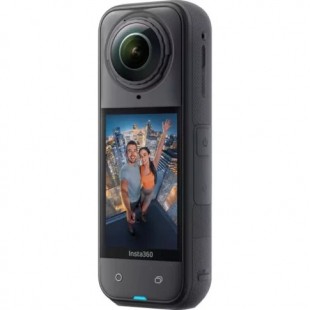 Insta360 X5 8K Camera, AI Auto Editing, Low Light, Replaceable Lens, 3-Hour Battery, Built-in Wind Guard, Stabilization, Triple AI Chip