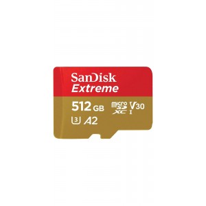 SanDisk Extreme MicroSD 512GB A2 190MB/s Ultra High Speed SanDisk Extreme MicroSD 512GB A2 190MB/s Ultra High Speed