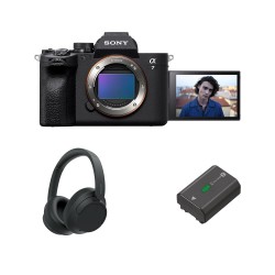 Sony Alpha A7M4 Full Frame Mirrorless Camera Body ILCE-7M4 Free Sony Extra Battery, Sony Headphone, Sony BC-QZ1 Charger