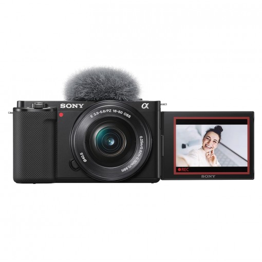 Sony Alpha ZV-E10L 24.2 MP Interchangeable-Lens Mirrorless Vlog Camera with 16-50 mm Lens, Made for Creators - 4K Camera Sony Alpha ZV-E10L 24.2 MP Interchangeable-Lens Mirrorless Vlog Camera with 16-50 mm Lens, Made for Creators - 4K Camera