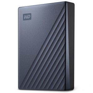 Western Digital WD 5TB My Passport Ultra Portable Hard Disk, USB-C Fast Data Transfer, Automatic Backup, Password Protection, Compatible Windows & Mac, External HDD-Blue 